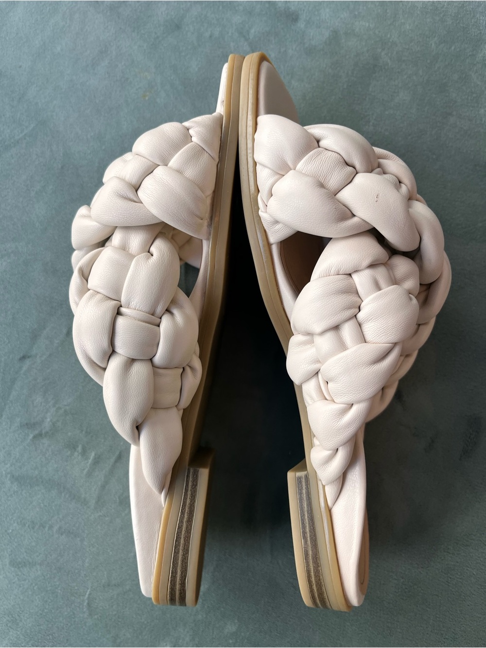Vionic Braided Slide Mules in Off-White - Picture 6 of 11